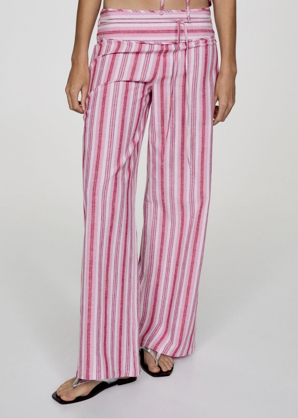 Crush Striped Pants