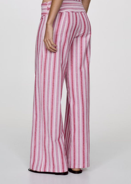 Crush Striped Pants