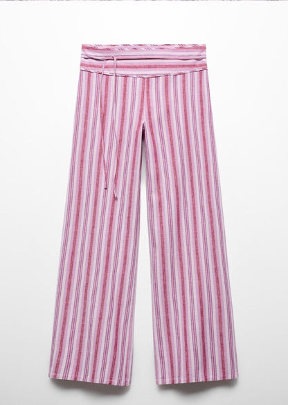 Crush Striped Pants